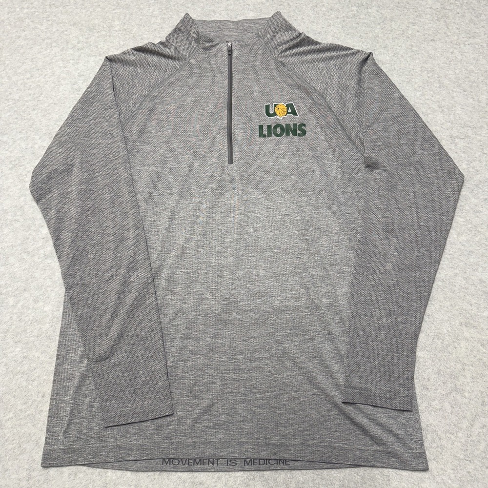 Lululemon Metal Vent Tech 1/2 Zip 2.0 Sweater Mens XL Gray Performance Stretch